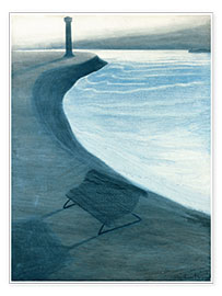 Poster  La Digue de Mer, Ostende - Léon Spilliaert