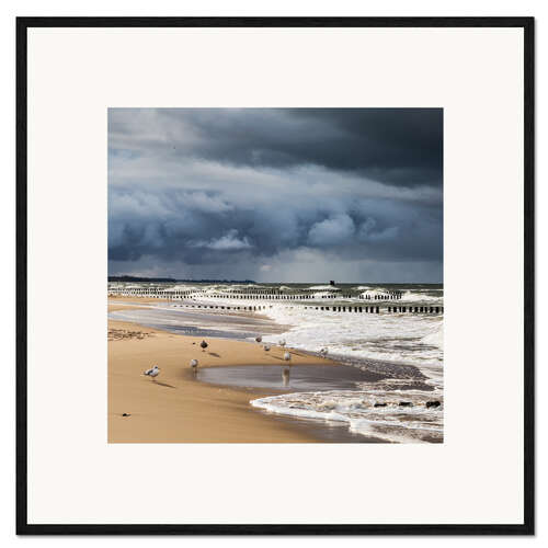 Inramat konsttryck Sea - Baltic Sea