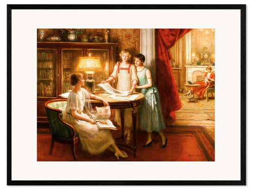 Stampa artistica con cornice The print connoisseurs