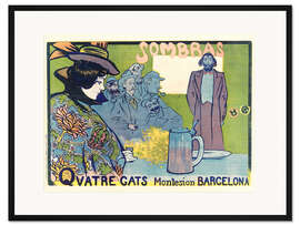 Gerahmter Kunstdruck Sombras Quatre Gats Montesion