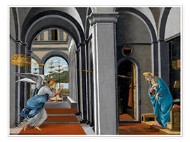 Print  De Aankondiging - Sandro Botticelli
