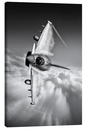 Canvas print Typhoon Knife Edge mono