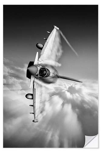 Naklejka na ścianę Typhoon Knife Edge mono