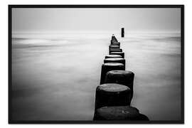 Gerahmter Kunstdruck Osteseepanorama