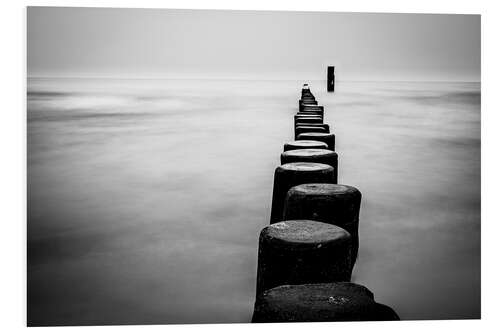 Foam board print Baltic Sea panorama