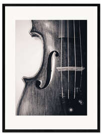 Framed art print soundhole