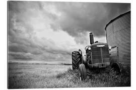 Gallery print melancholic tractor