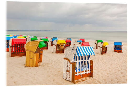 Acrylic print Afternoon at the Baltic Sea