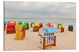 Magnettafel Abends an der Ostsee