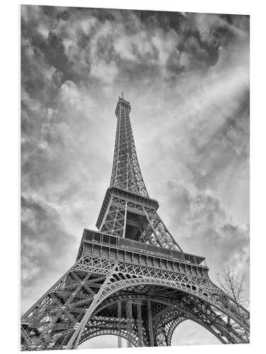 Cuadro de PVC Radiant Eiffel Tower