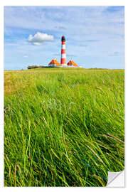 Selvklebende plakat Westerhever in summer