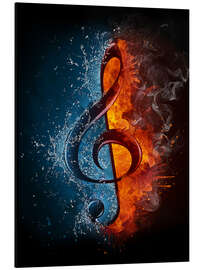 Magnettafel Feuer- und Wassermusik