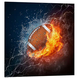 Magnettafel Die Energie von Football