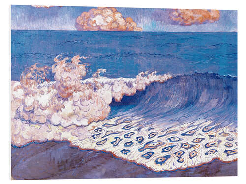 Foam board print Blue seascape