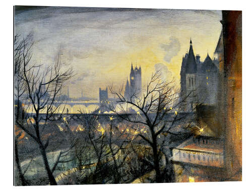 Gallery print London Twilight from the Adelphi