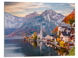 Galleriprint Hallstatt, Austria in the Autumn