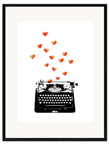 Framed art print Loveletter