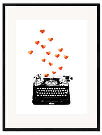 Framed art print Loveletter