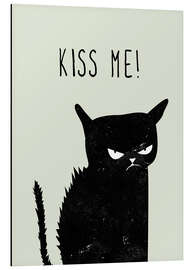 Magnettafel Kiss me cat