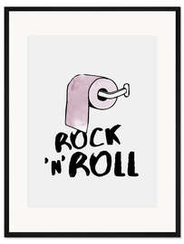 Gerahmter Kunstdruck Rock 'n' Roll