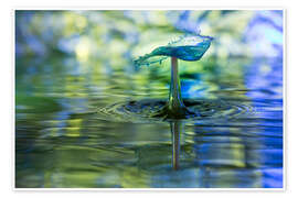 Billede  Water drops with bokeh - Stephan Geist