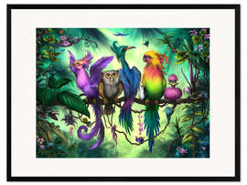 Framed art print Birds in Heaven