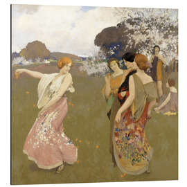 Magnettafel Frühlings-Tanz