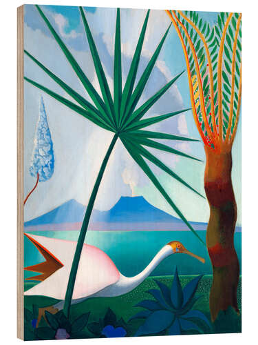 Hout print Neapolitan Song
