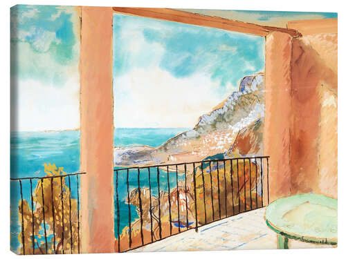 Canvas print View from the terrace, Mediterranean