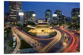 Quadro em alumínio Namdaemun Gate in Seoul, South Korea