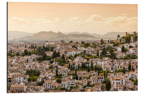 Aluminium print Granada, Andalusien, Spanien