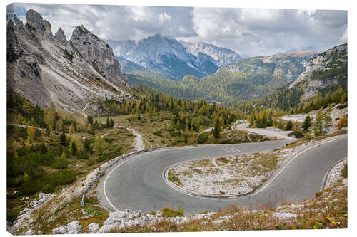 Canvas print Tre Cime, Dolomites