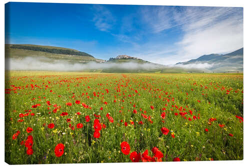 Canvas print Piano Grande, Umbria, Italy