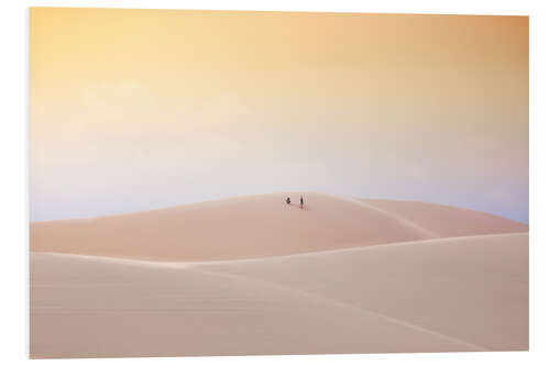 Foam board print White Sand Dunes, Vietnam