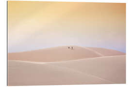 Tableau en plexi-alu Dunes de sable blanc, Vietnam