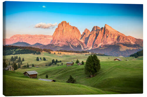 Lienzo Alpe de Siusi, Tirol del Sur