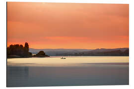 Magnettafel Sonnenuntergang am Bodensee