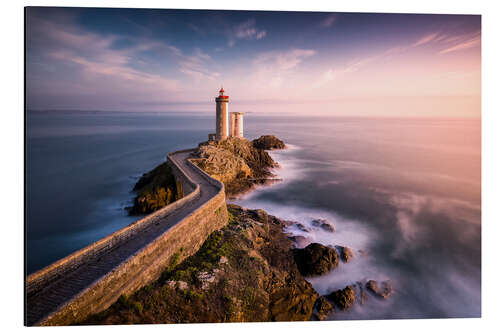 Obraz na aluminium Phare du Petit Minou in sunlight (France / Brittany)