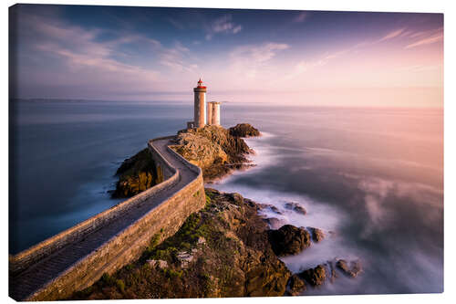 Leinwandbild Phare du Petit Minou im Sonnenlicht (Frankreich/Bretagne)