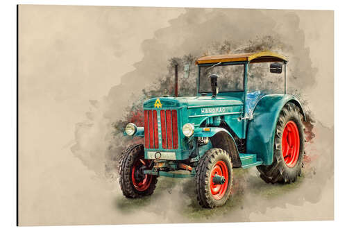 Aluminiumsbilde Hanomag Tractor Oldtimer II