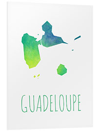 Foam board print Guadeloupe