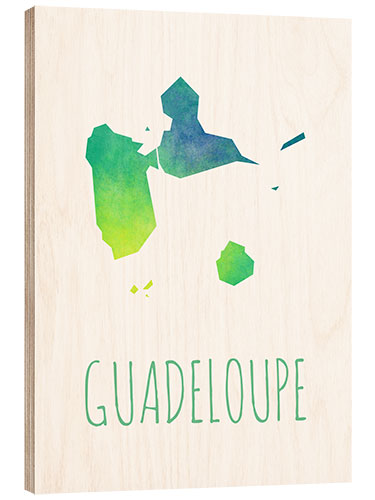 Quadro de madeira Guadeloupe