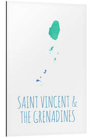Magnettafel Saint Vincent &amp; the Grenadines