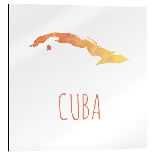 Quadro em plexi-alumínio Cuba