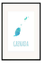 Gerahmter Kunstdruck Grenada