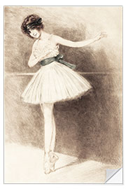 Wandsticker Die Ballerina