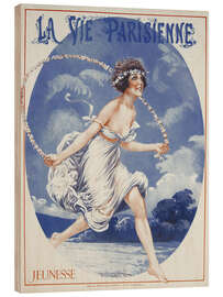 Wood print La vie Parisienne