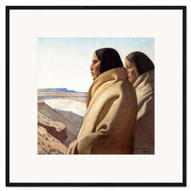 Stampa artistica con cornice Men of the Red Earth
