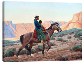 Lærredsbillede  Navajo Mother - Maynard Dixon