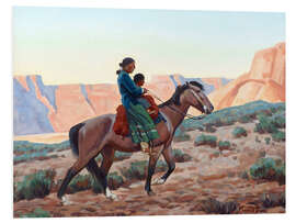 Foam board print Navajo Mother